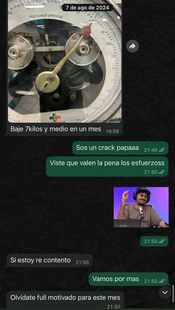 Chat de WhatsApp de Brian con Bruno